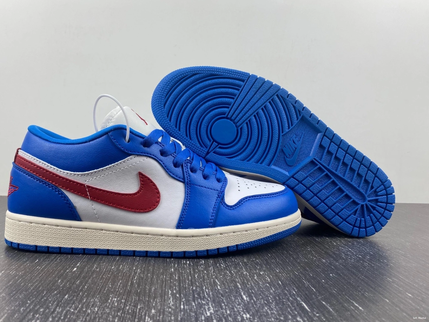 1 Sport Low - Jordan Blue Red DC0774-416 (Women's) Gym 0217